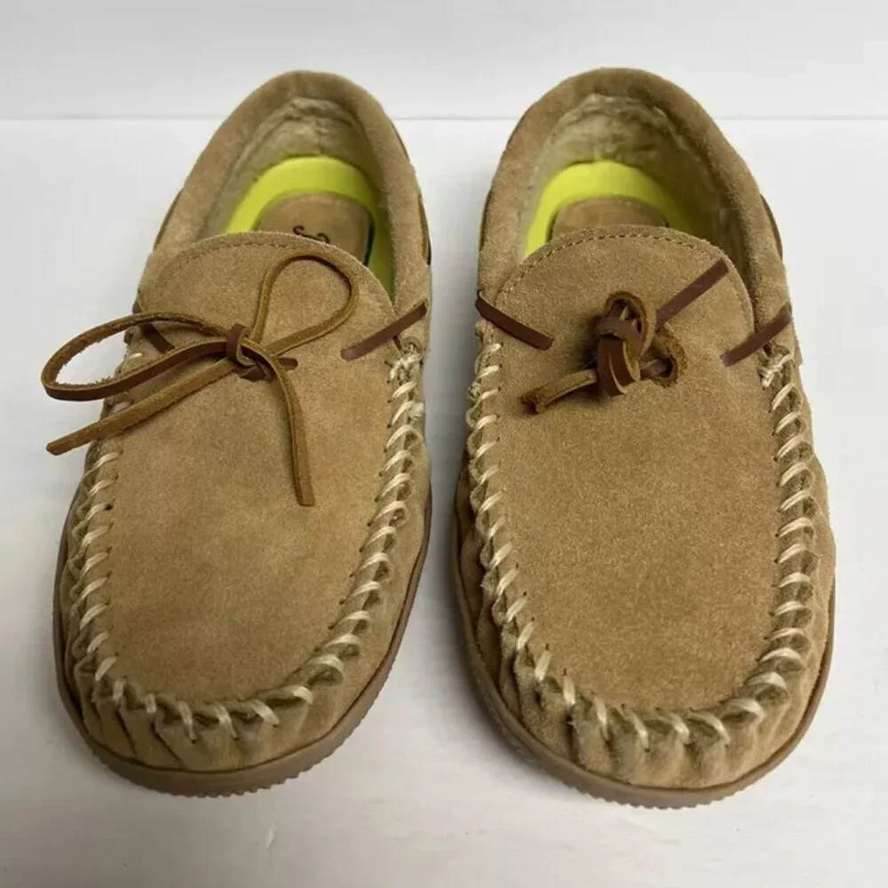 Florsheim Mens Cozzy Tie Slipper Sand Size 8 M